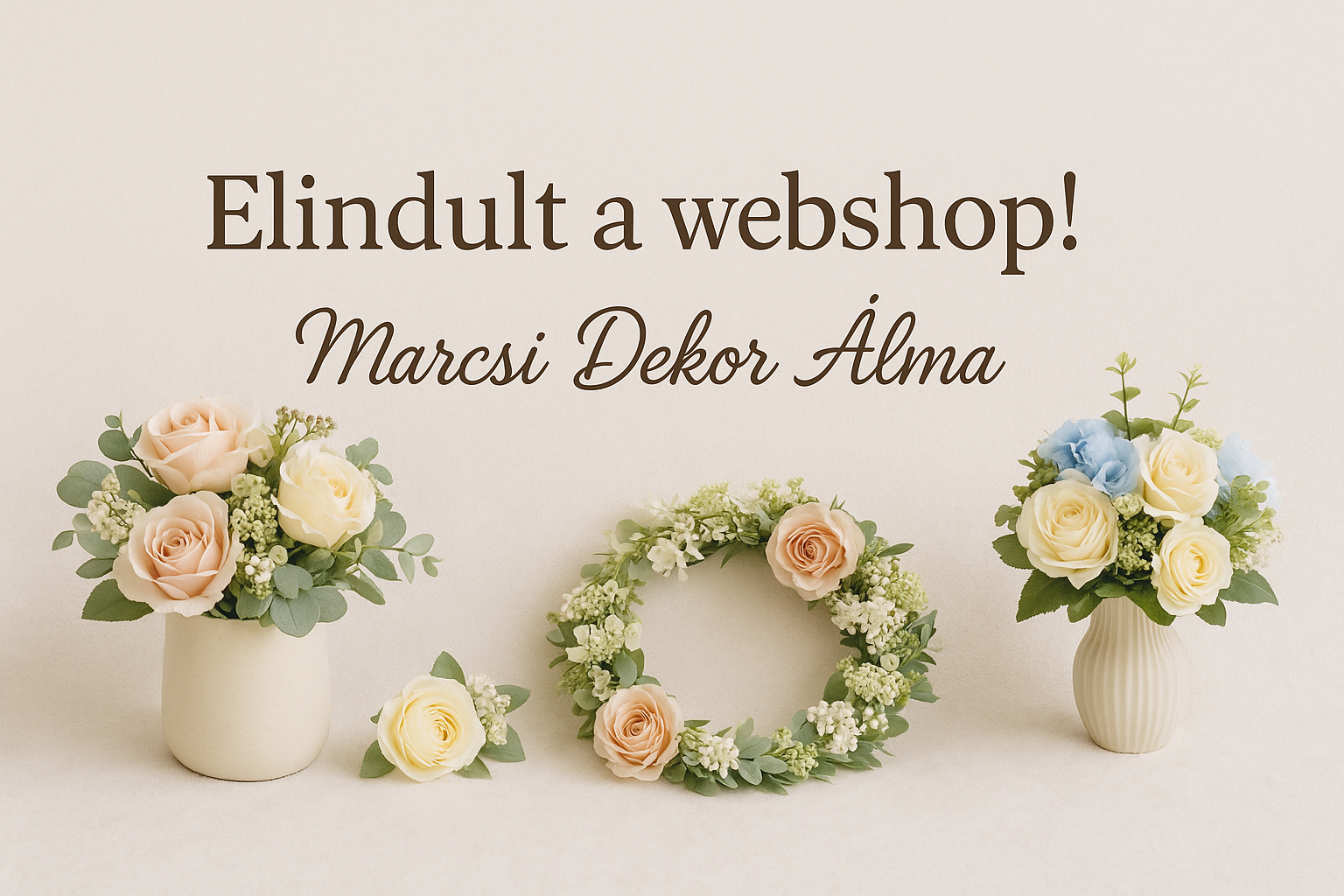 Elindult a webshopom!